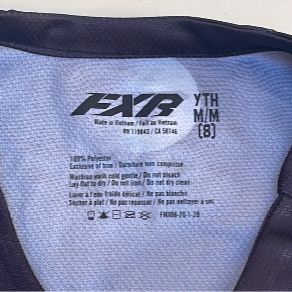 🆕 FXR Youth Clutch MX Rosembarg Jersey youth Size M - Picture 4 of 4